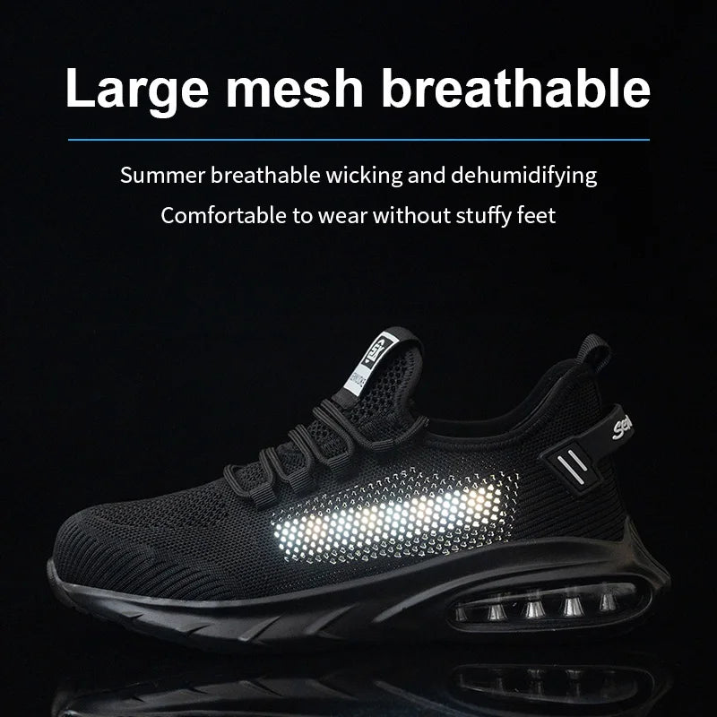 Lightweight Soft Steel Toes  Sneakers