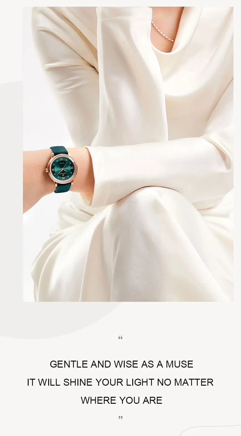 NAVIFORCE New Design High Quality Women Dress Watch Female Leather Wristwatch Waterproof Fashion