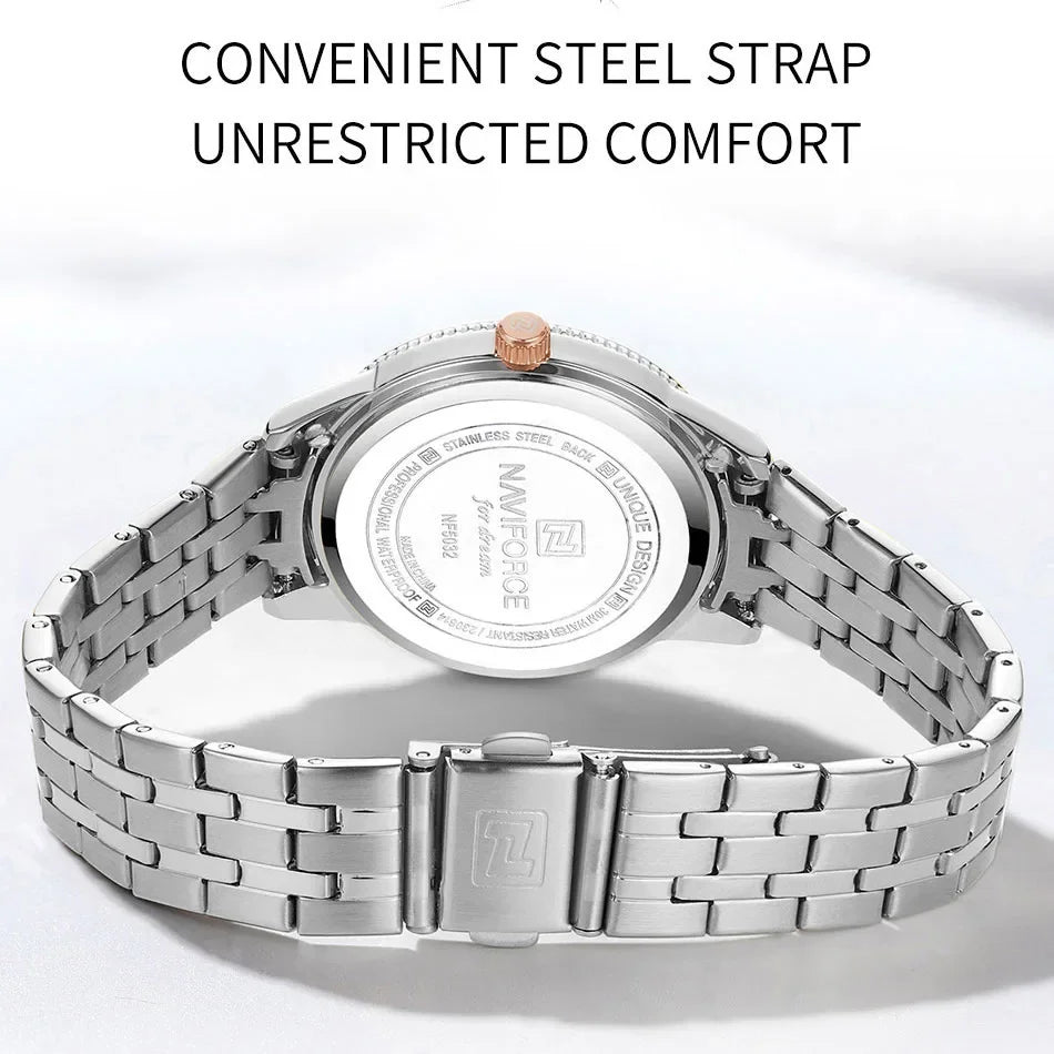 Women Stainless Steel Quartz Watch