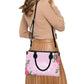 Women Custom Pu Leather Shoulder Mother's Day Handbag