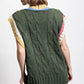 Multi Color Knitted Sweater Vest