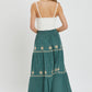 Embroidery Maxi Skirts